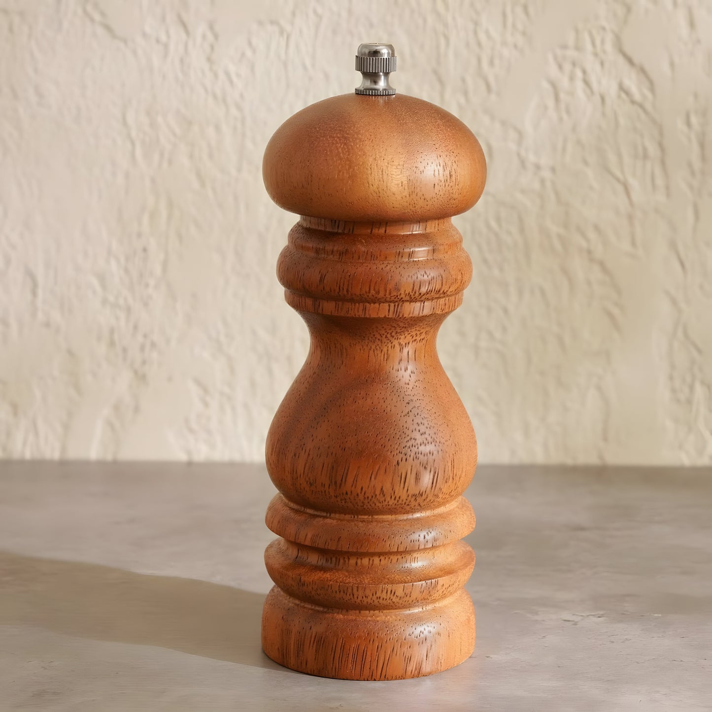 Arbor Acacia Wood Pepper Grinder, Smooth Mechanism