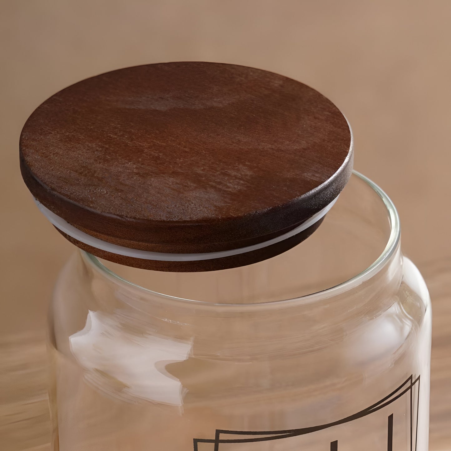 Clara 3-Piece Glass Canister Set 1.25L, Airtight Lids