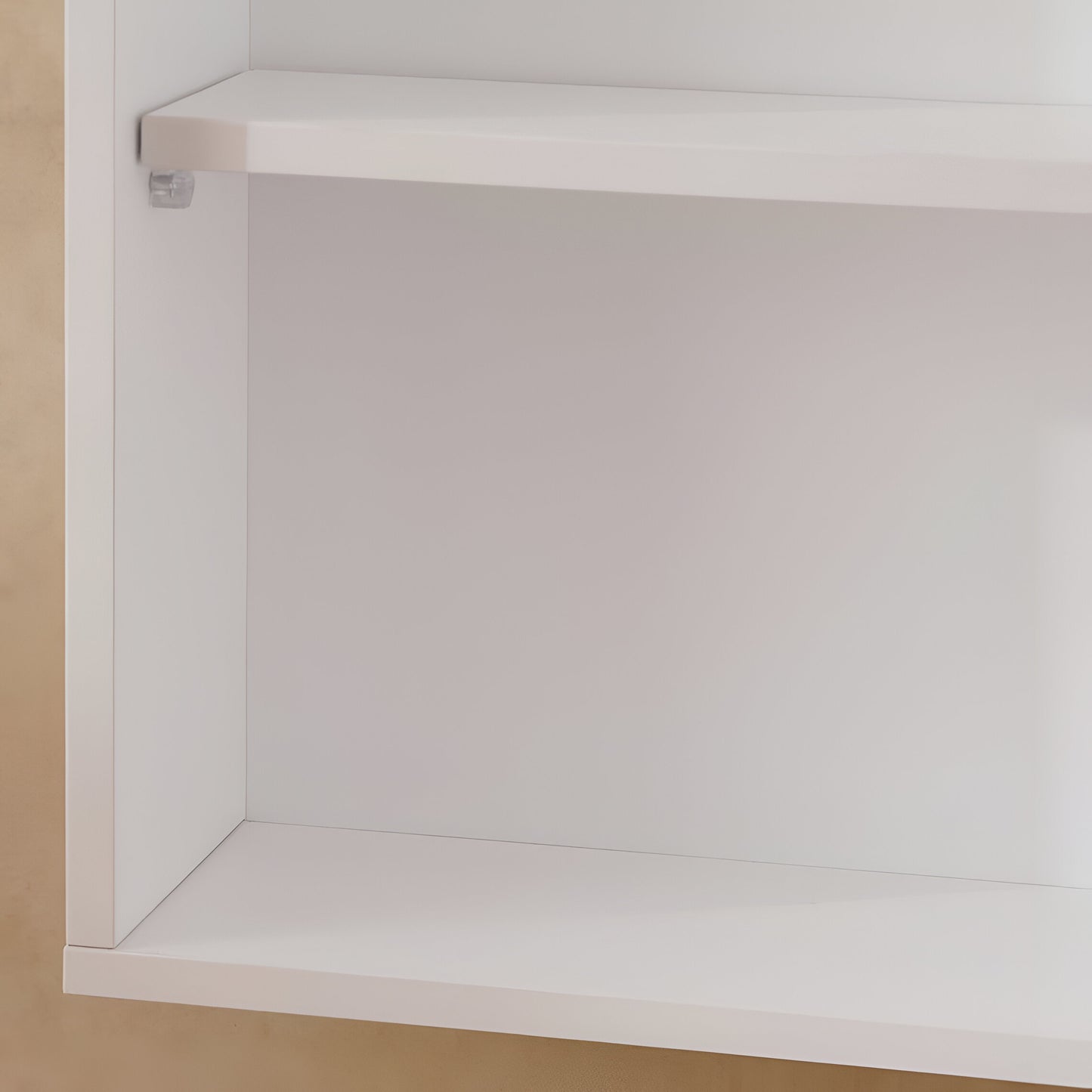 Solis White Medicine Cabinet Wall Mount, Mirrored Door