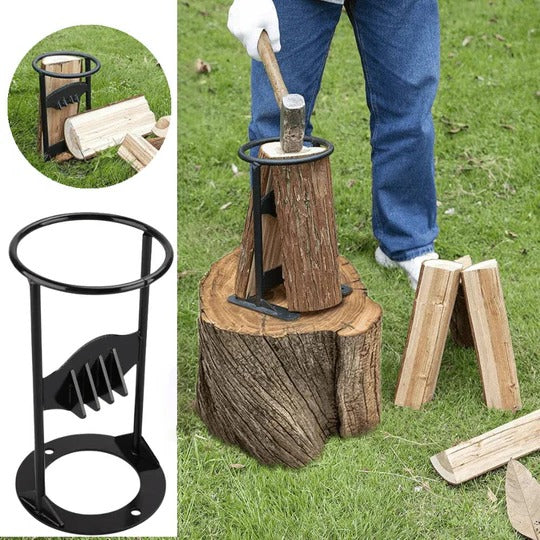 Manual Firewood Splitter with Fixed Wedge Design