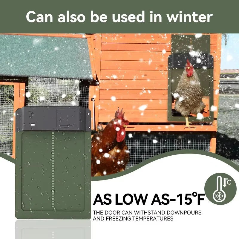 Automatic Chicken Coop Door Opener with Light Sensor