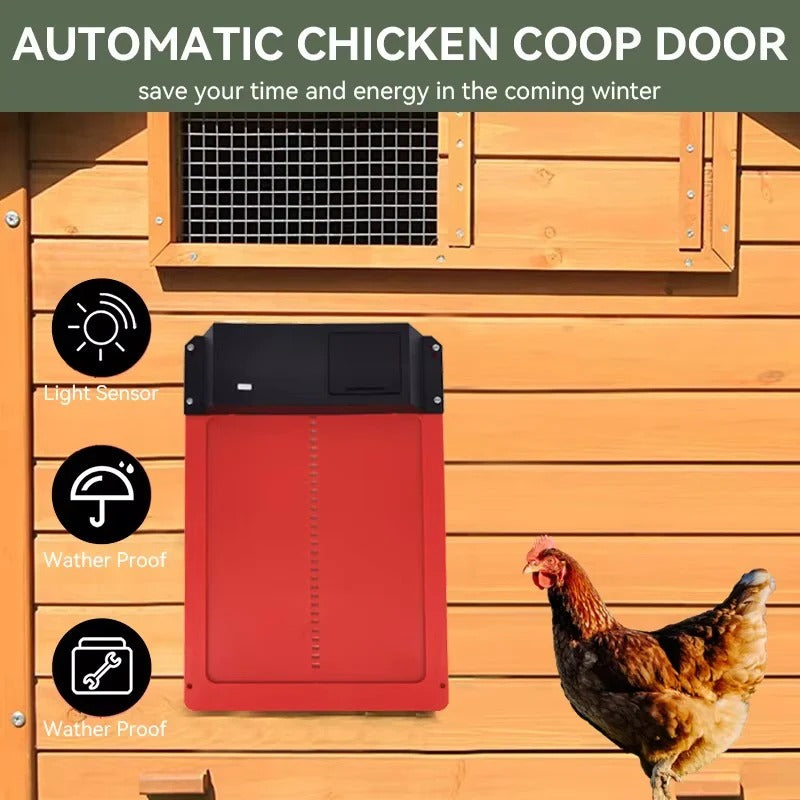 Automatic Chicken Coop Door Opener with Light Sensor