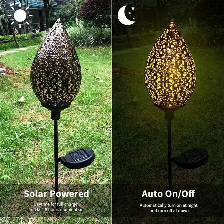 Solar Water Drop Pathway Light – Outdoor Garden Illumination