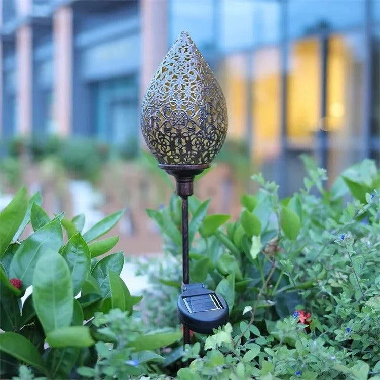 Solar Water Drop Pathway Light – Outdoor Garden Illumination
