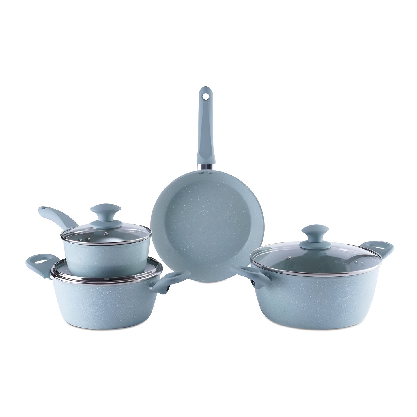 Verde 4-Piece Cookware Set Mint Green, Non-Stick
