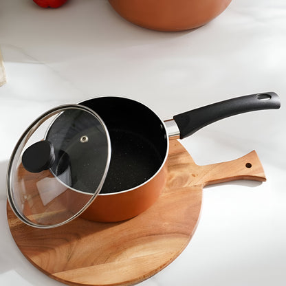 Ambera Non-Stick Cookware Set 8-Piece, Copper Induction