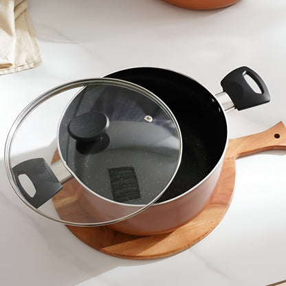 Ambera Non-Stick Cookware Set 8-Piece, Copper Induction