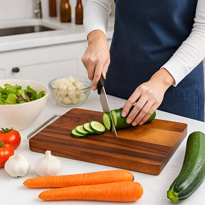 Vara Natural Acacia Cutting Board 16", Reversible