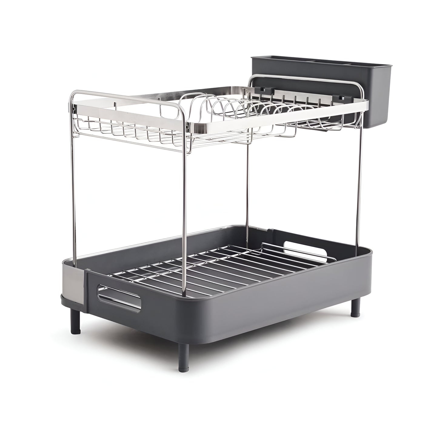 Lumina Stainless Steel 2-Tier Dish Rack