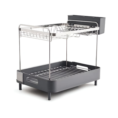 Lumina Stainless Steel 2-Tier Dish Rack