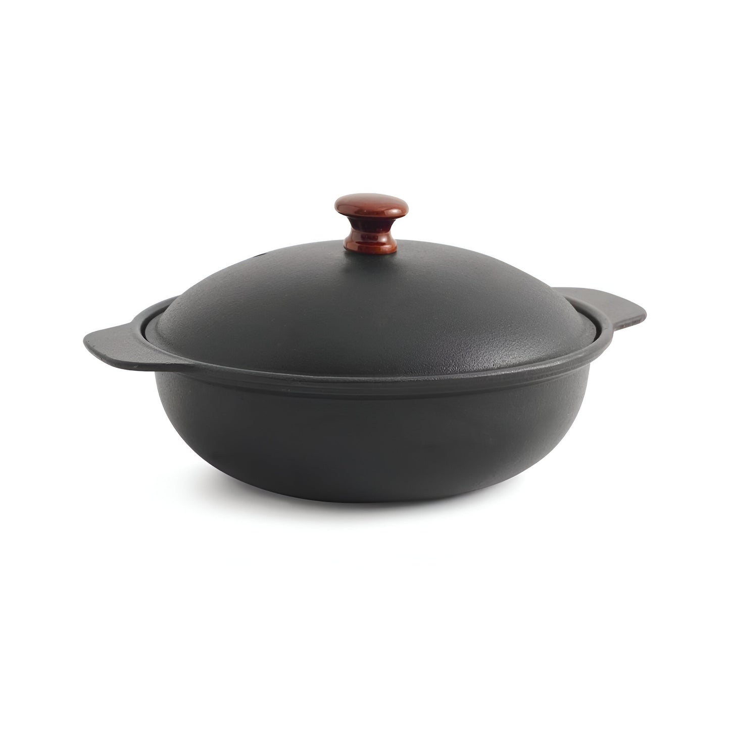 Vulcan Pre-Seasoned Cast Iron Kadai 9.45 inches, Induction