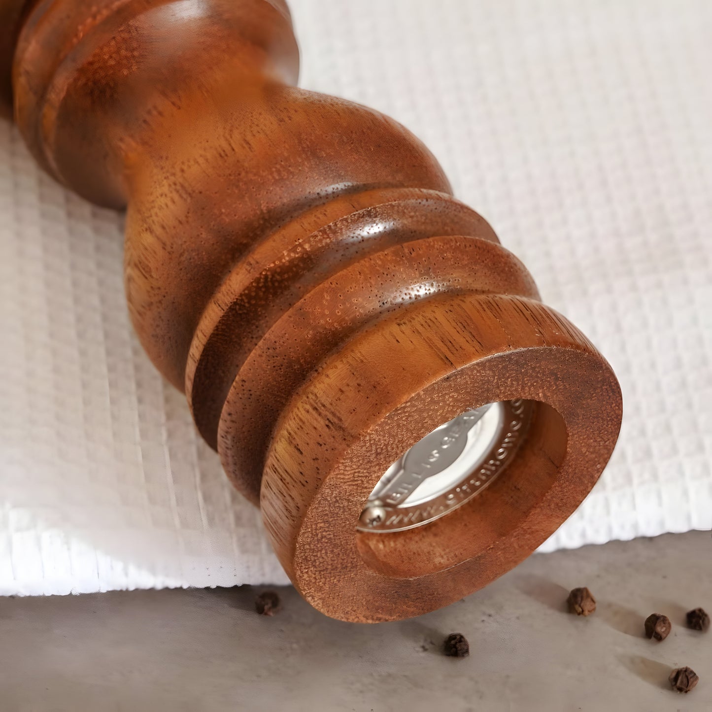 Arbor Acacia Wood Pepper Grinder, Smooth Mechanism