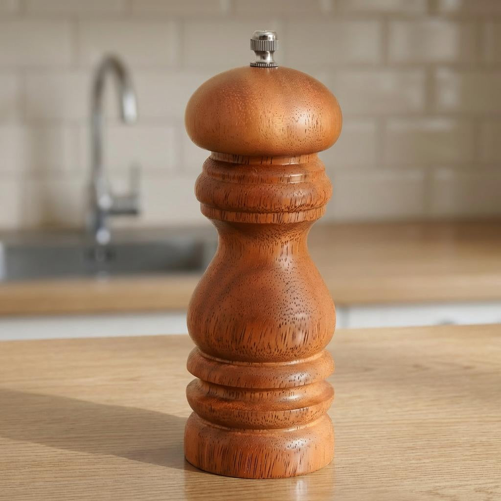 Arbor Acacia Wood Pepper Grinder, Smooth Mechanism