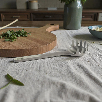 Linea Recycled Nylon Spaghetti Server Gray, Soft Grip
