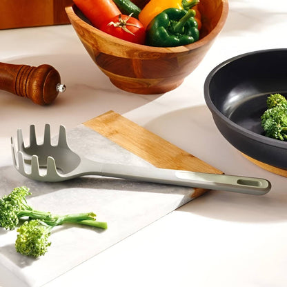 Linea Recycled Nylon Spaghetti Server Gray, Soft Grip