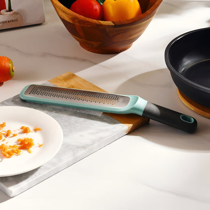 Velo Stainless Steel Hand Grater Gray, Protective Sleeve