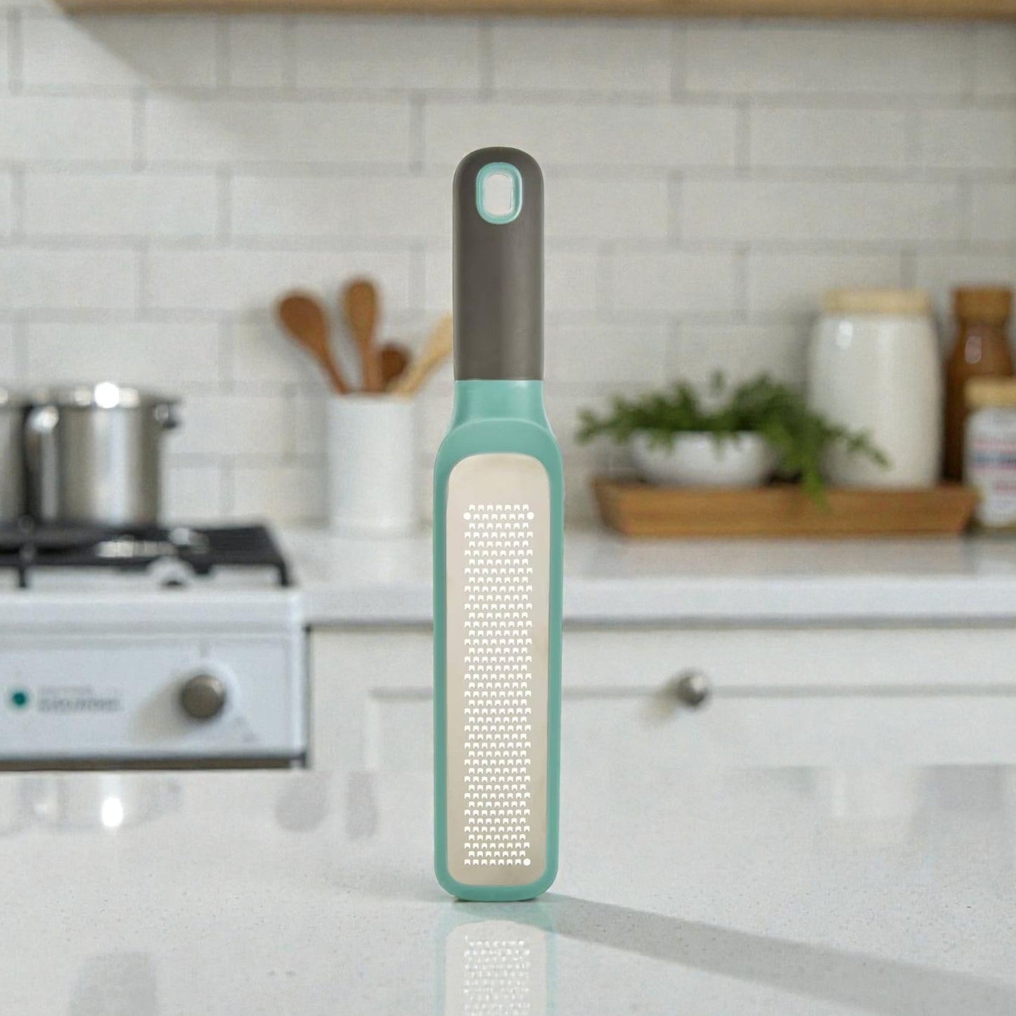 Velo Stainless Steel Hand Grater Gray, Protective Sleeve