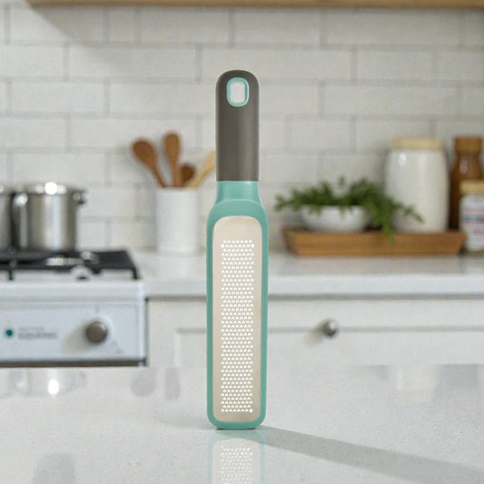 Velo Stainless Steel Hand Grater Gray, Protective Sleeve