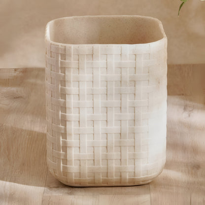 Sahara Sand Resin Waste Bin Square, Durable