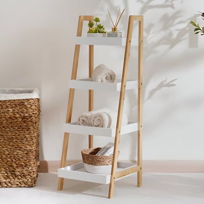 Arlo Bamboo Storage Shelf Natural, Space Saving