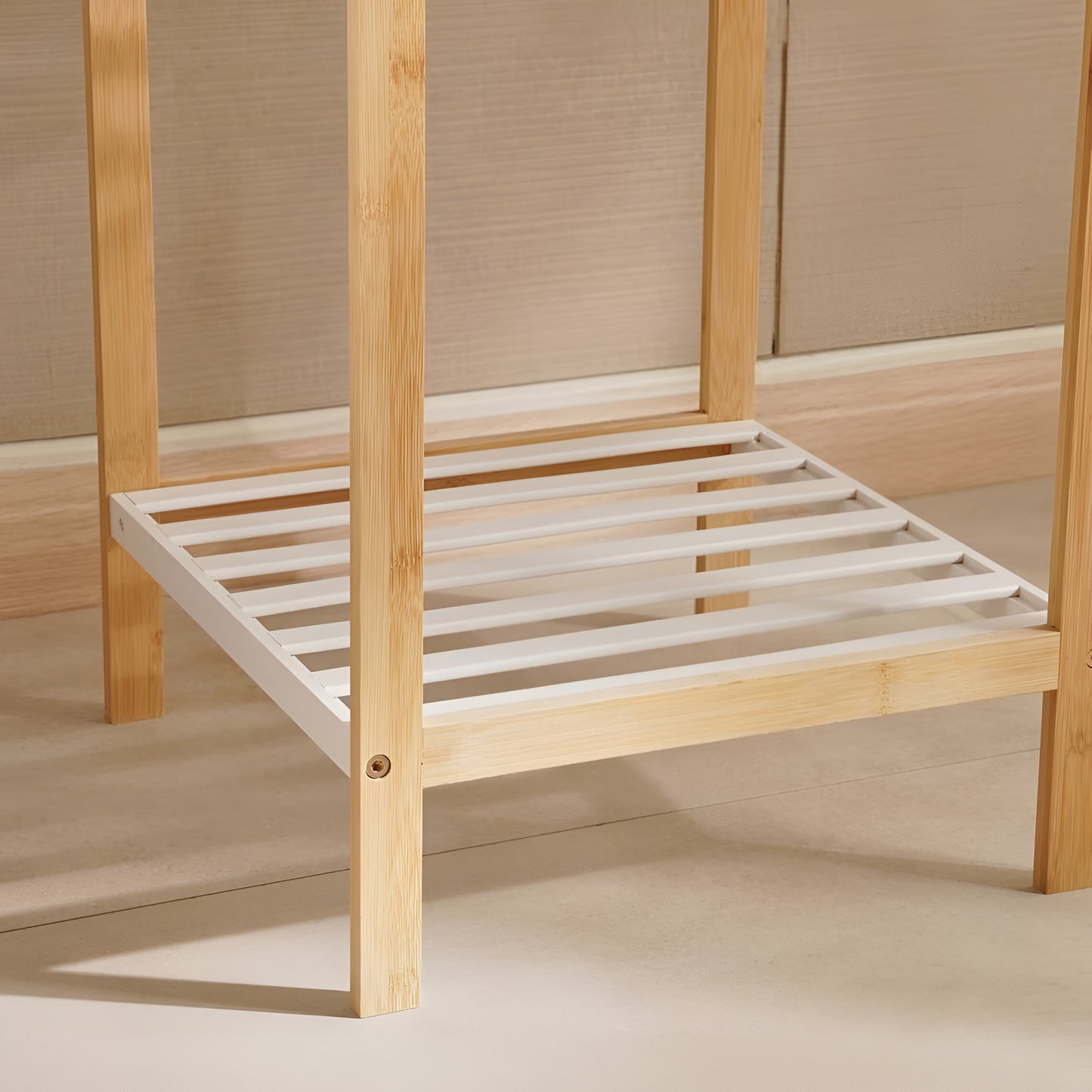 Koto 5-Tier Bamboo Bath Shelf Natural, Space Saving