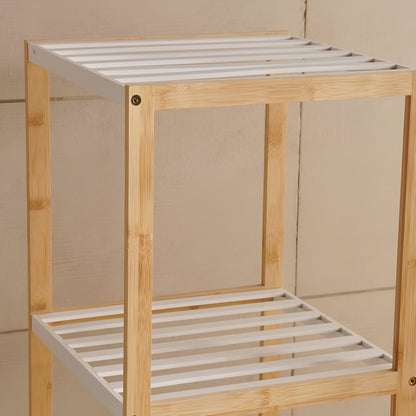 Koto 5-Tier Bamboo Bath Shelf Natural, Space Saving
