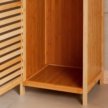 Sylvan Bamboo Storage Cabinet Natural 3-Tier, Space Saving