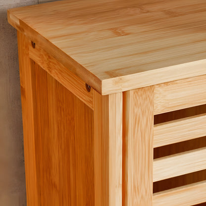 Kaelo Bamboo Bathroom Wall Cabinet Natural, Space Saving
