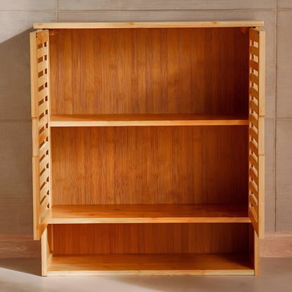 Kaelo Bamboo Bathroom Wall Cabinet Natural, Space Saving