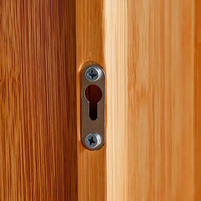 Kaelo Bamboo Bathroom Wall Cabinet Natural, Space Saving