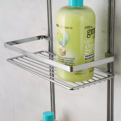Helix Chrome Shower Caddy 4-Tier, Rust Resistant