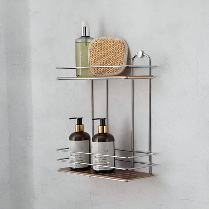 Novus Chrome Shower Caddy 2-Tier, Space Saving