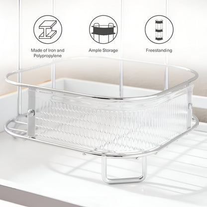 Apex Corner Shower Caddy Silver 3-Tier, Rust Resistant