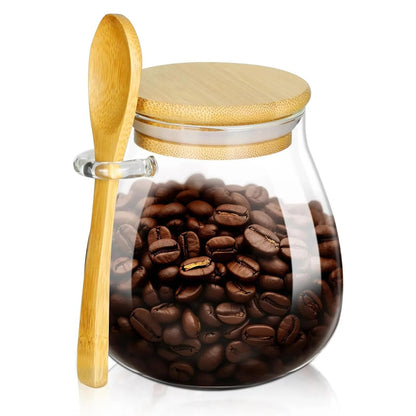 Airtight Glass Storage Jars for Dry Ingredients