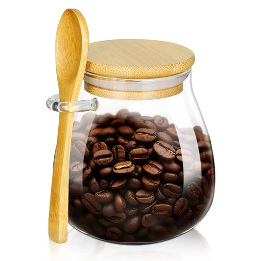 Airtight Glass Storage Jars for Dry Ingredients