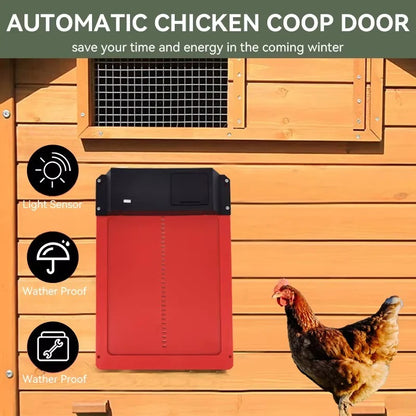 Automatic Chicken Coop Door Opener with Light Sensor
