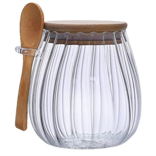 Airtight Glass Storage Jars for Dry Ingredients